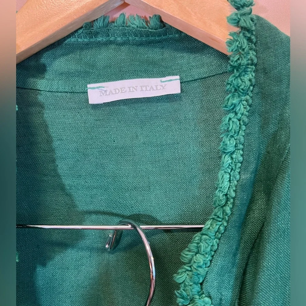 Italian Linen Loose Jacket - Picture 5 of 5